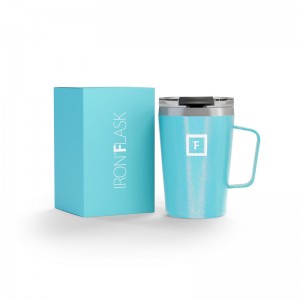 Iron Flask 12 Oz Grip Coffee Mugs Arctic Glow | 261KEDTQX