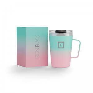 Iron Flask 12 Oz Grip Coffee Mugs Bubble Gum | 493YHUZAM