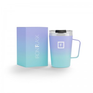 Iron Flask 12 Oz Grip Coffee Mugs Cotton Candy | 904DUPJMA