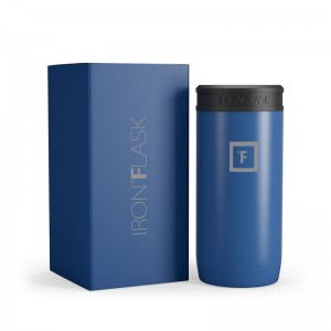 Iron Flask 12 Oz Slim Can Cooler Blue | 594TKJZLM