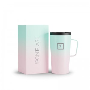 Iron Flask 16 Oz Grip Coffee 2.0 Mugs Bubble Gum | 514DWKZLE