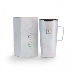 Iron Flask 16 Oz Grip Coffee Mugs Pearl | 417NKHYUF