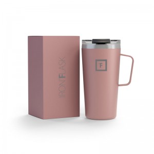 Iron Flask 16 Oz Grip Coffee Mugs Rose Gold | 120FBWKQO