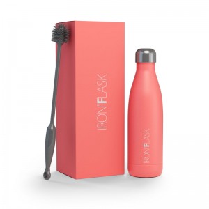 Iron Flask 17 Oz Retro Water Bottle Coral | 714JBMFUI