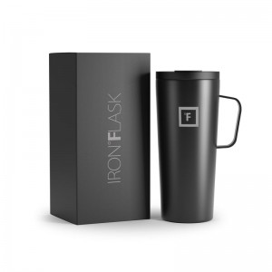 Iron Flask 24 Oz Grip Coffee 2.0 Mugs Black | 154LHDOFN