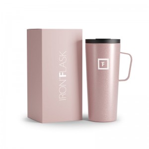 Iron Flask 24 Oz Grip Coffee 2.0 Mugs Rose Gold | 079YETWPM