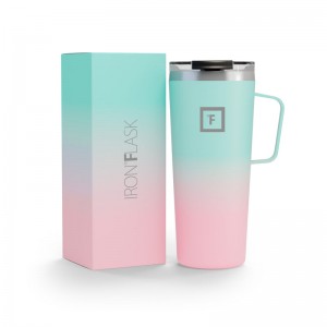 Iron Flask 24 Oz Grip Coffee Mugs Bubble Gum | 708HUEDZK