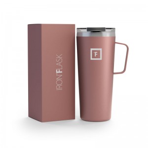 Iron Flask 24 Oz Grip Coffee Mugs Rose Gold | 326NCOKHR