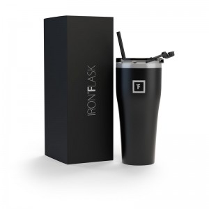 Iron Flask 32 Oz Rover Tumbler Black | 680ZOKCQT