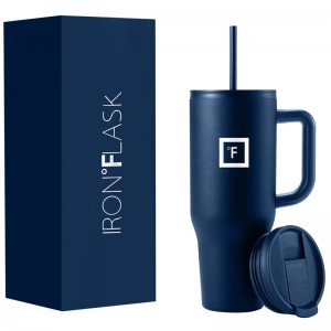 Iron Flask 40 Oz Co Pilot Tumbler Blue | 816EKPFSX