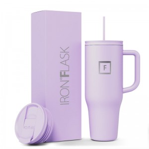 Iron Flask 40 Oz Co Pilot Tumbler Lavender | 670CJIDRM