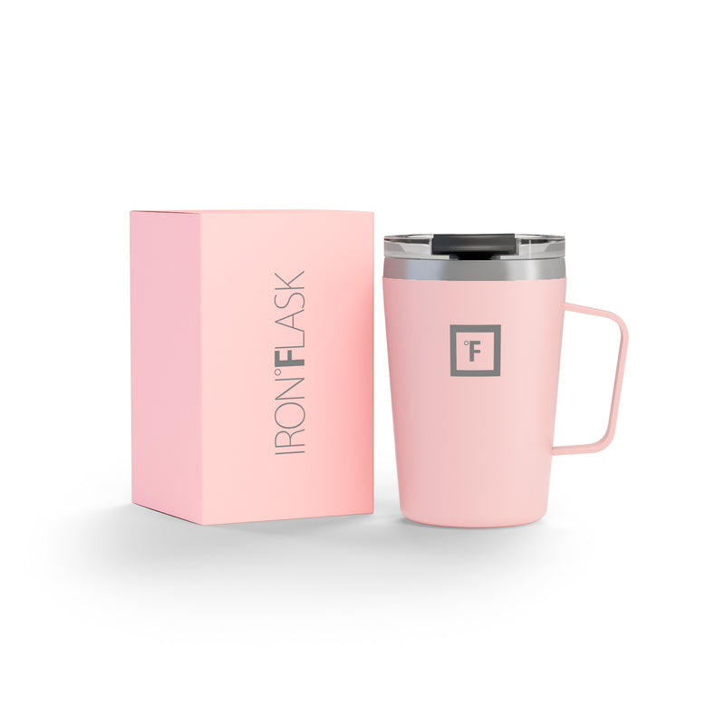 Iron Flask 12 Oz Grip Coffee Mugs Rose | 475OKPUSG