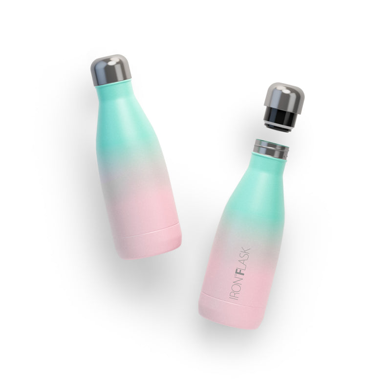 Iron Flask 12 Oz Retro Water Bottle Bubble Gum | 978MZJFKC