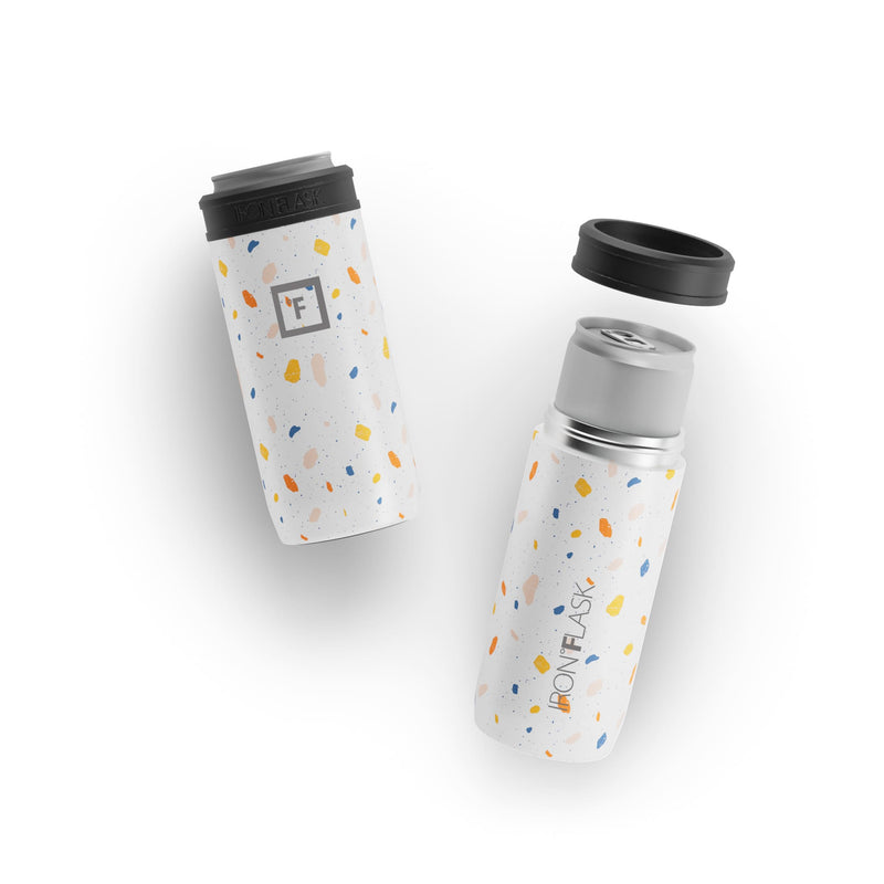 Iron Flask 12 Oz Slim Can Cooler Terrazzo | 532QZDRSG