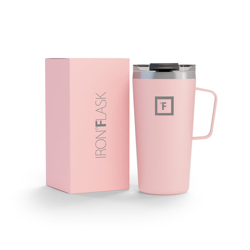 Iron Flask 16 Oz Grip Coffee Mugs Rose | 017DCXVIA