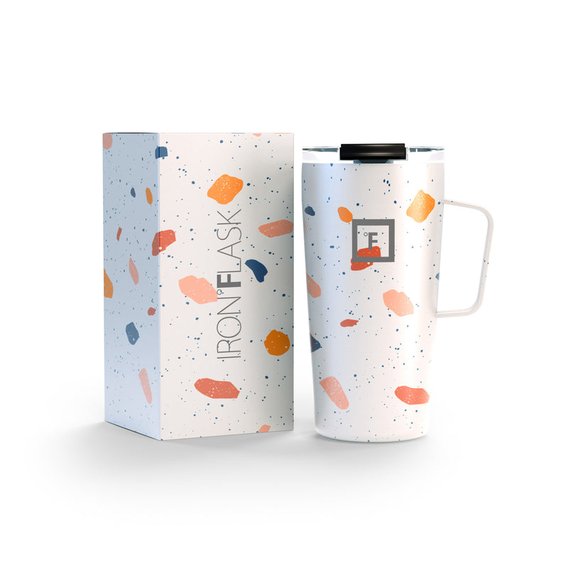 Iron Flask 16 Oz Grip Coffee Mugs Terrazzo | 067LNIPHE