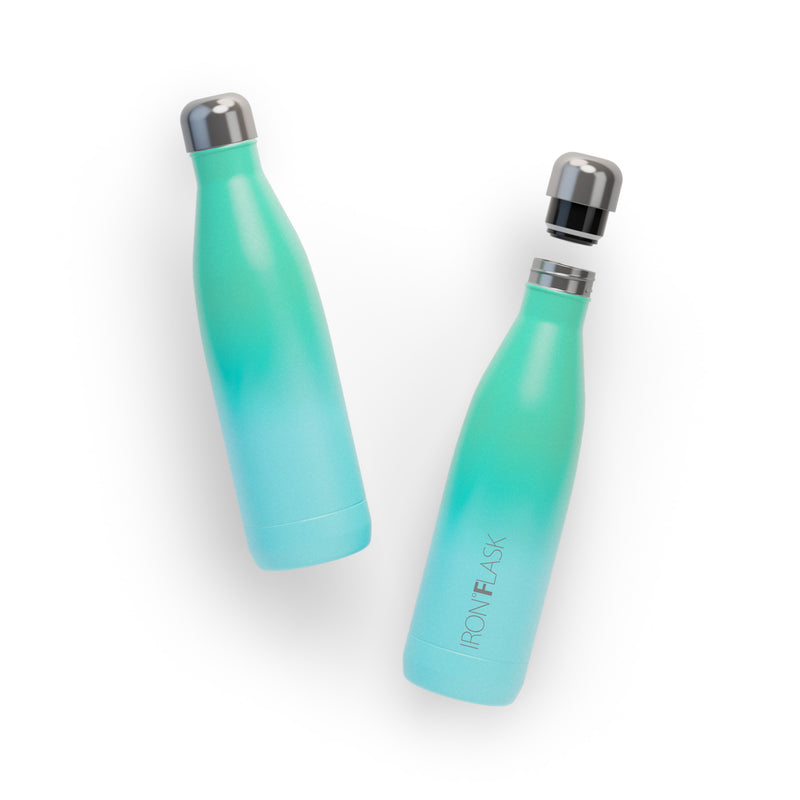 Iron Flask 25 Oz Retro Water Bottle Blue | 530ZYLIQH