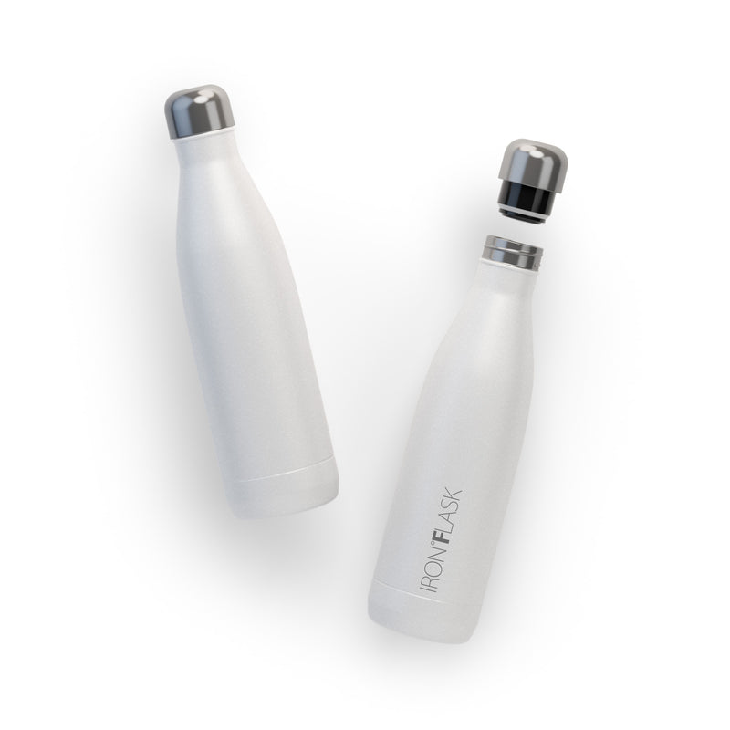 Iron Flask 25 Oz Retro Water Bottle White | 531RMPSCX