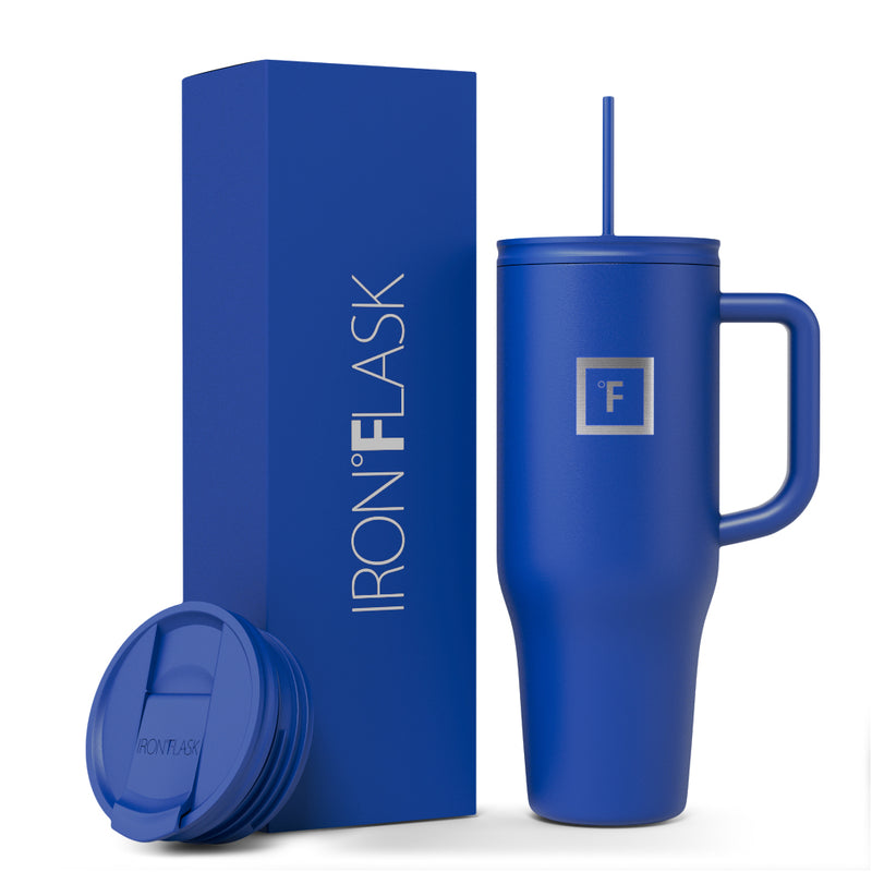 Iron Flask 40 Oz Co Pilot Tumbler Deep Blue | 280BLCGEA